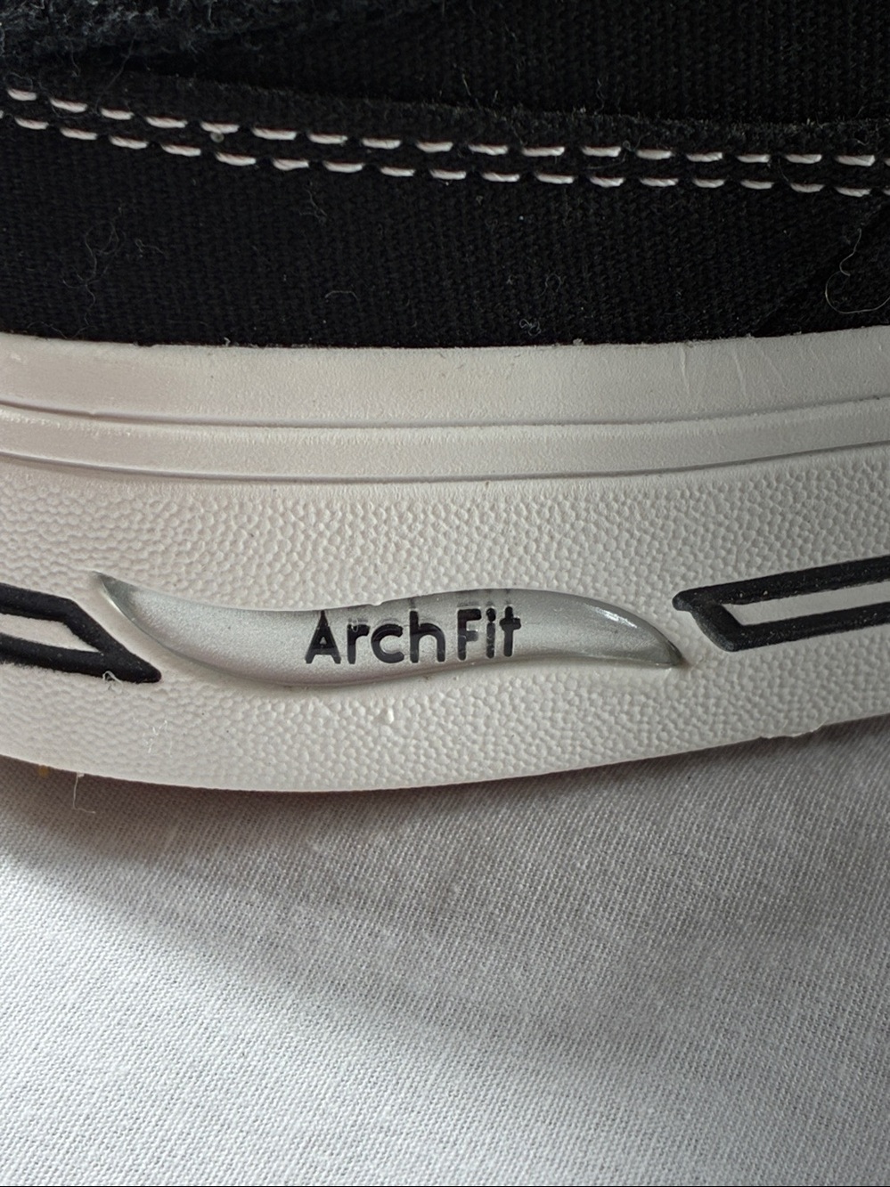 Skechers Street™ Arch Fit® Arcade -black canvas mule sneakers Sz 9 EUC - Picture 3 of 8